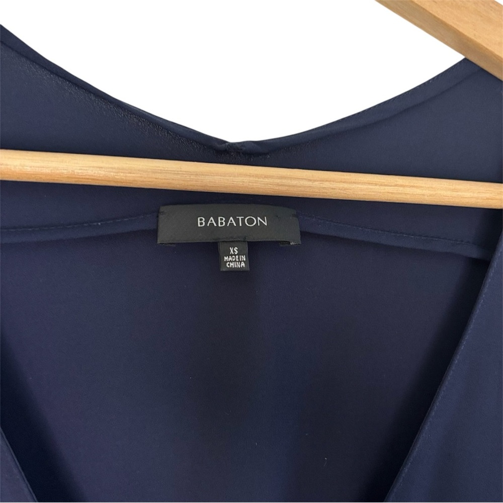Babaton Navy Midi Dress with Side Slit - Picture 4 of 7